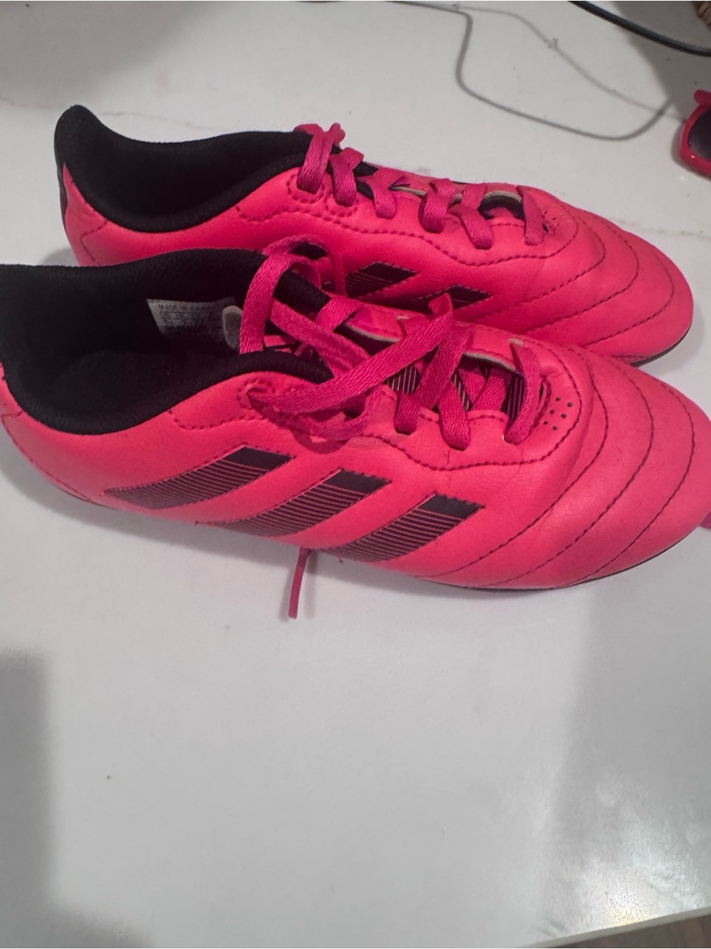 Kids Hot Pink Soccer Cleats - Adidas